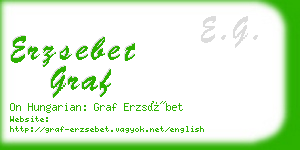 erzsebet graf business card